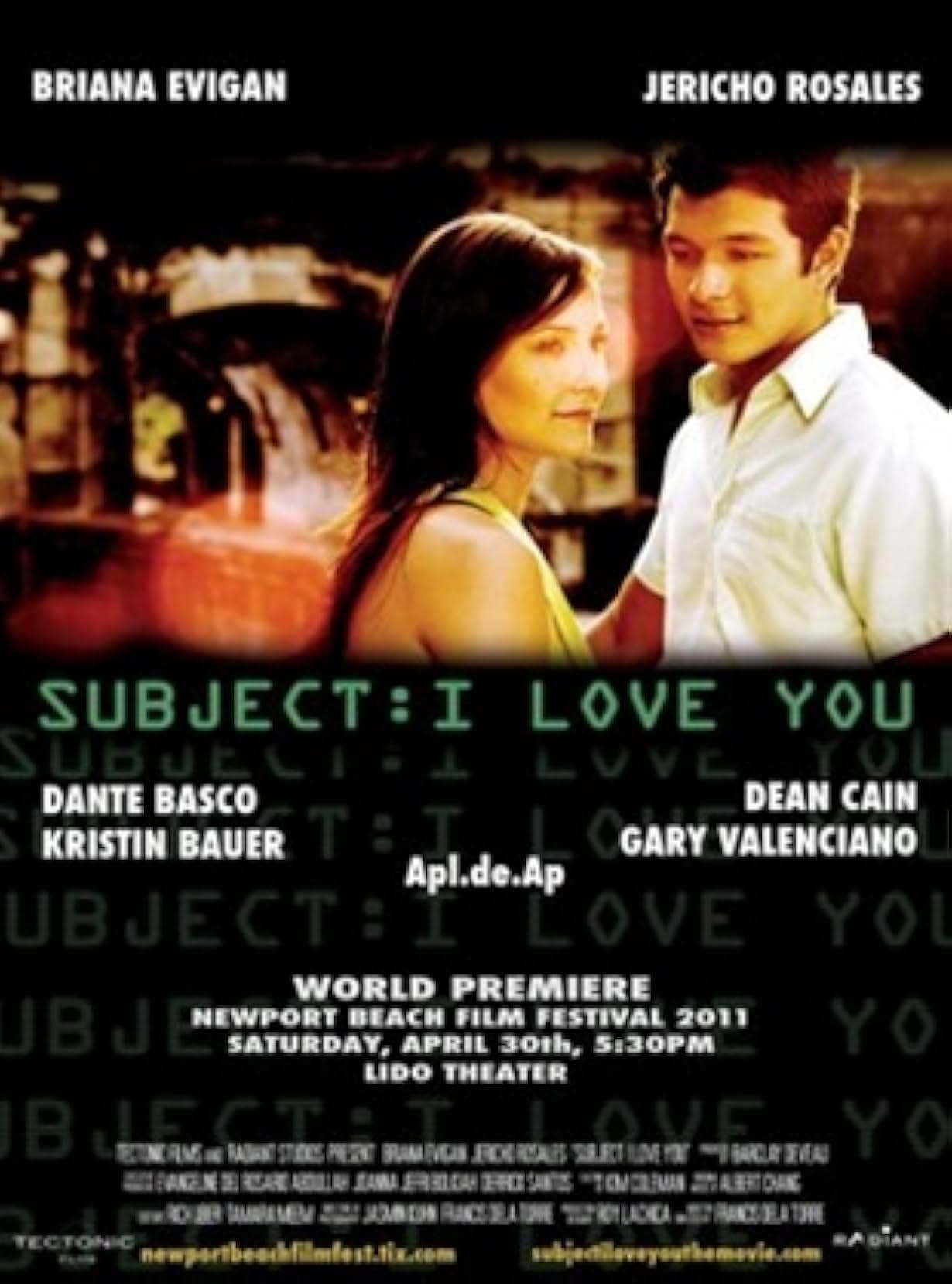 Постер Subject: I Love You